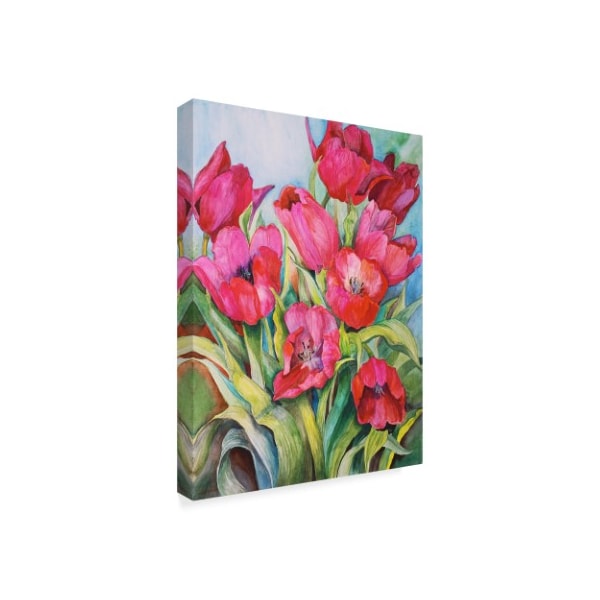 Joanne Porter 'Red Tulips' Canvas Art,24x32